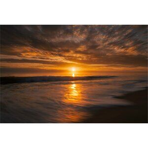 Rehoboth Beach Sunrise Glow - 6x9" - Color Photograph